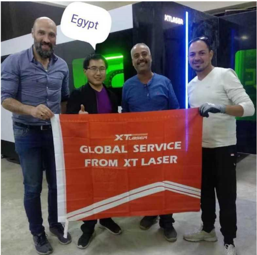 خدمات رایگان نگران شروع از یک روز جدید XTlaser پس از فروش خدمات جهانی خط سرویس ایستگاه پاکستان